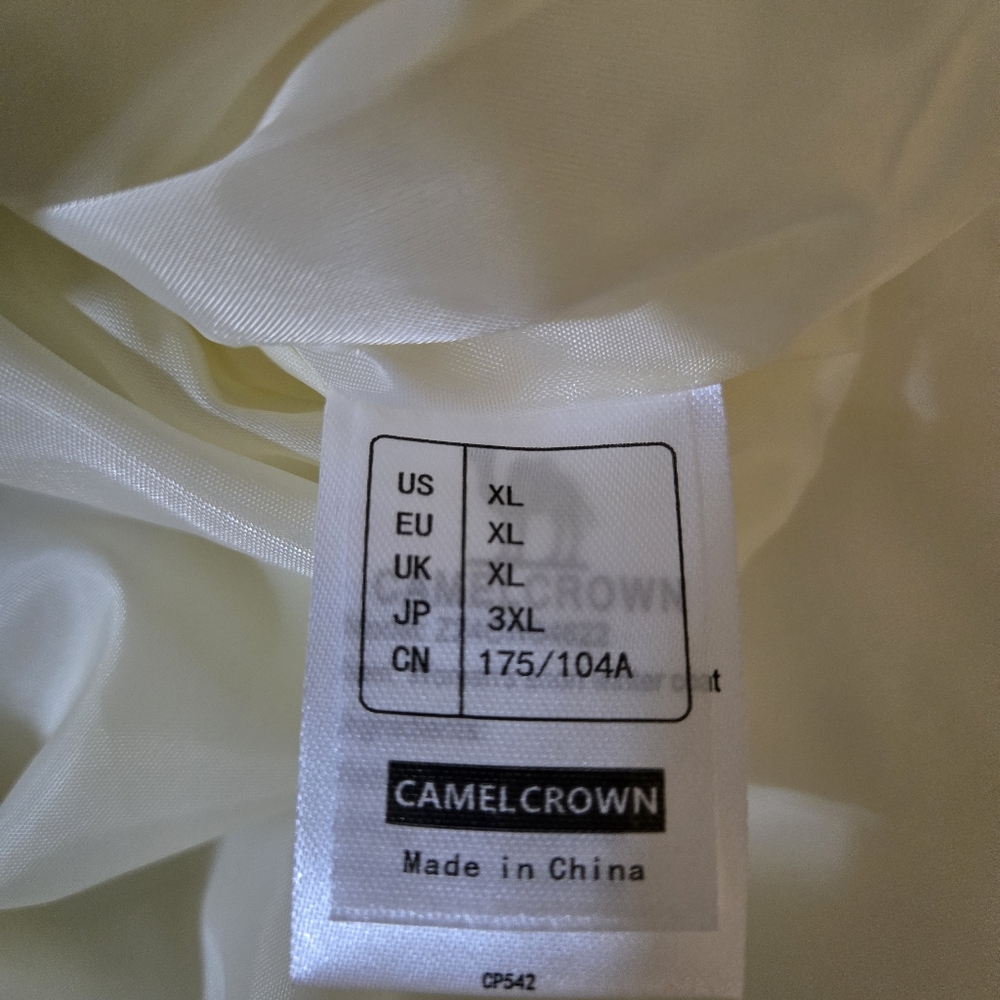 Camel Crown Women Size  XL Cream Hooded Half Zip  Puffer Pullover Jacket NWT - Picture 3 of 12